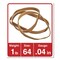 Universal 0.04 in. Gauge Size 64 Rubber Bands - Beige (320/Pack)